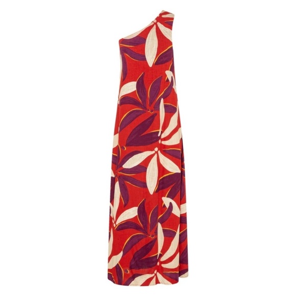 MISTER ZIMI • Minka One Shoulder Floral Print Dress In Palma - Picture 1 of 7